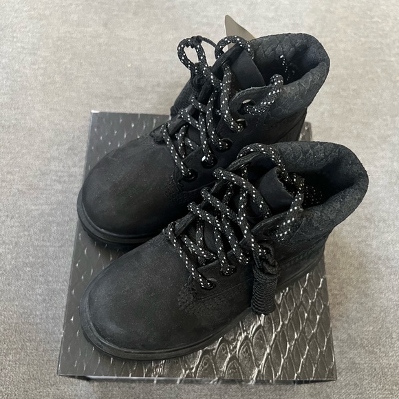 Timberland Shoe Palace Exclusive Release Toddler Boots Black - 7C - New In Box - Picture 3 of 7
